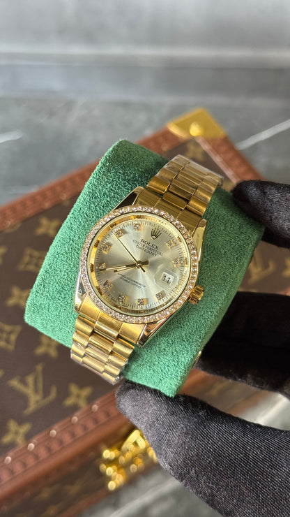 RLX DATE JST ORO BRILLANTES