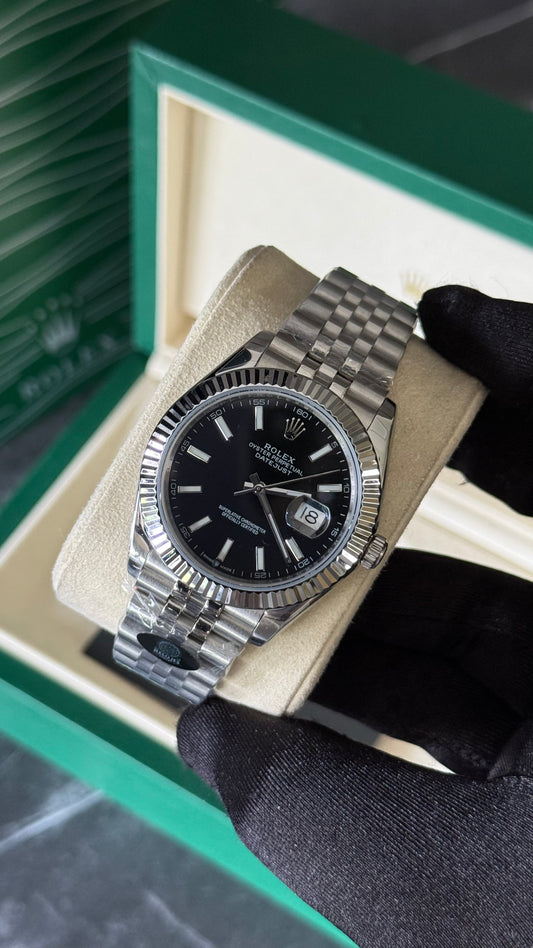 RLX DATEJUST JUBILEE (NEGRO/PLATA) 2025