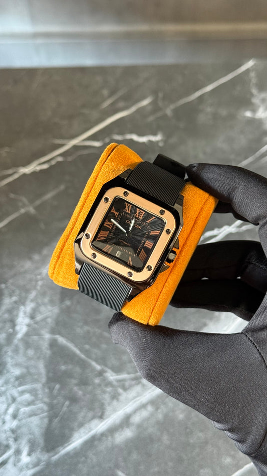 CRT GOMA ORO DIAL (ROSA / NEGRO)