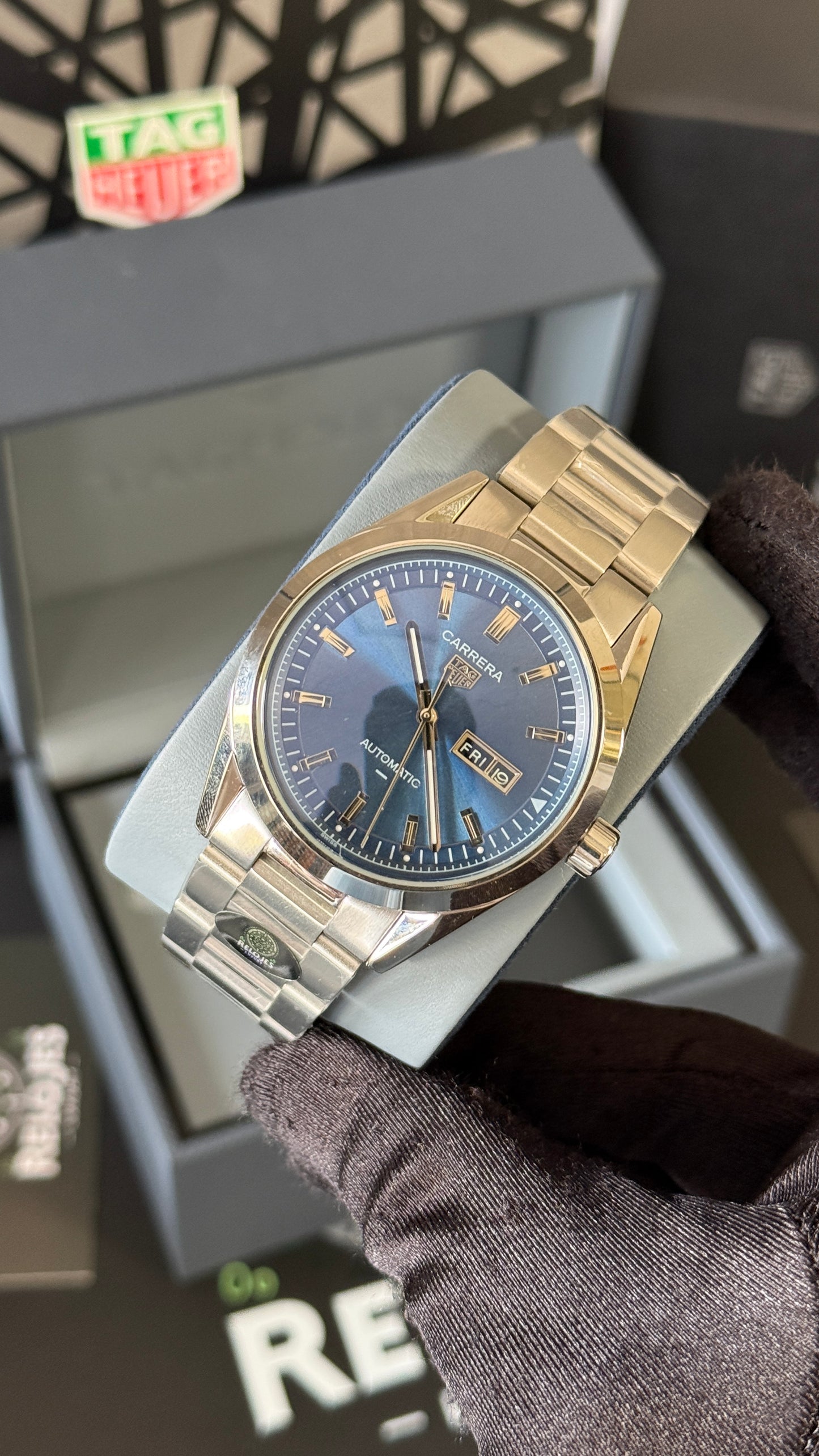 TH CARRERA (PLATA/AZUL)