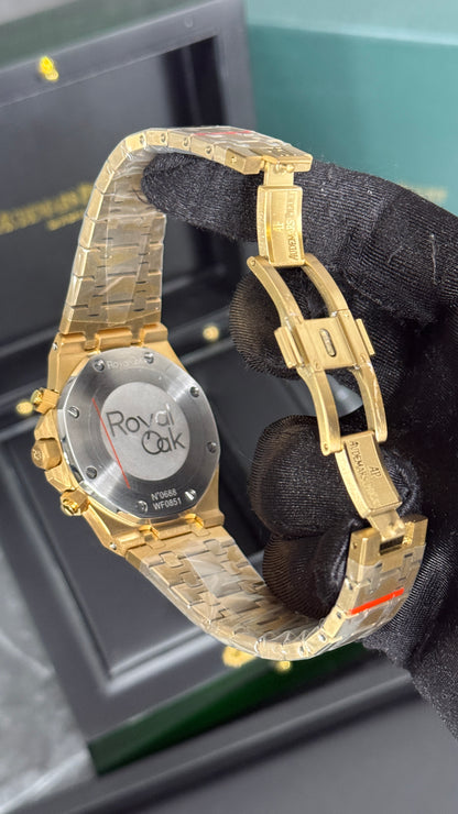 AP ROYAL OAK CRONÓGRAFO (ORO/VERDE)