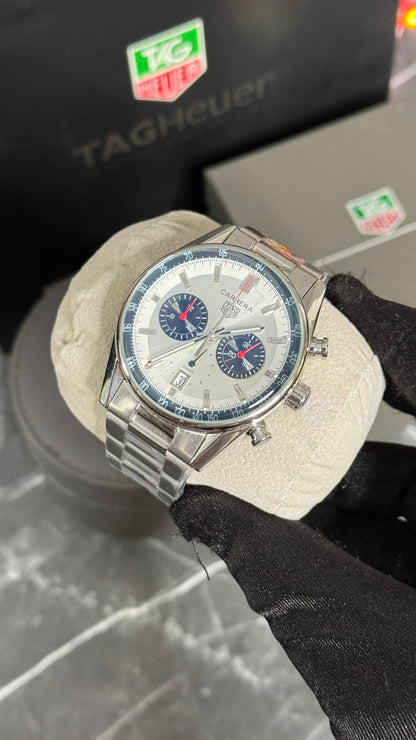 TH CARRERA CHRONOGRAPH (FULL PLATA)