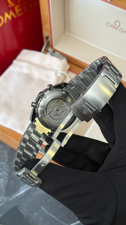 OMG SPEEDMASTER (NEGRO/PLATA) CO AUTOMÁTICO