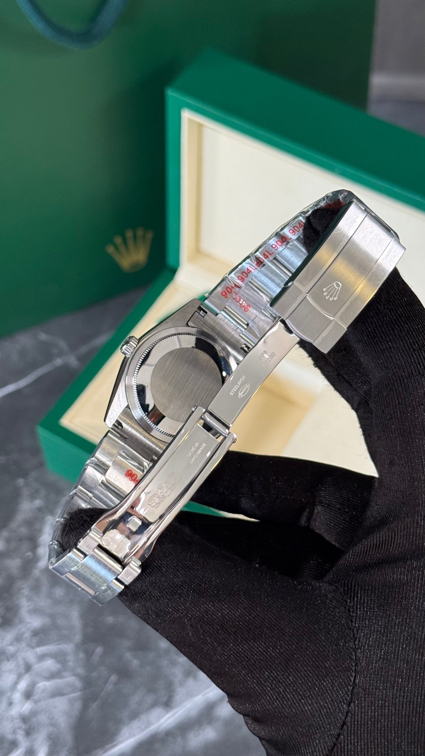 RLX OYSTER PERPETUAL (PLATA/MENTA) 36MM