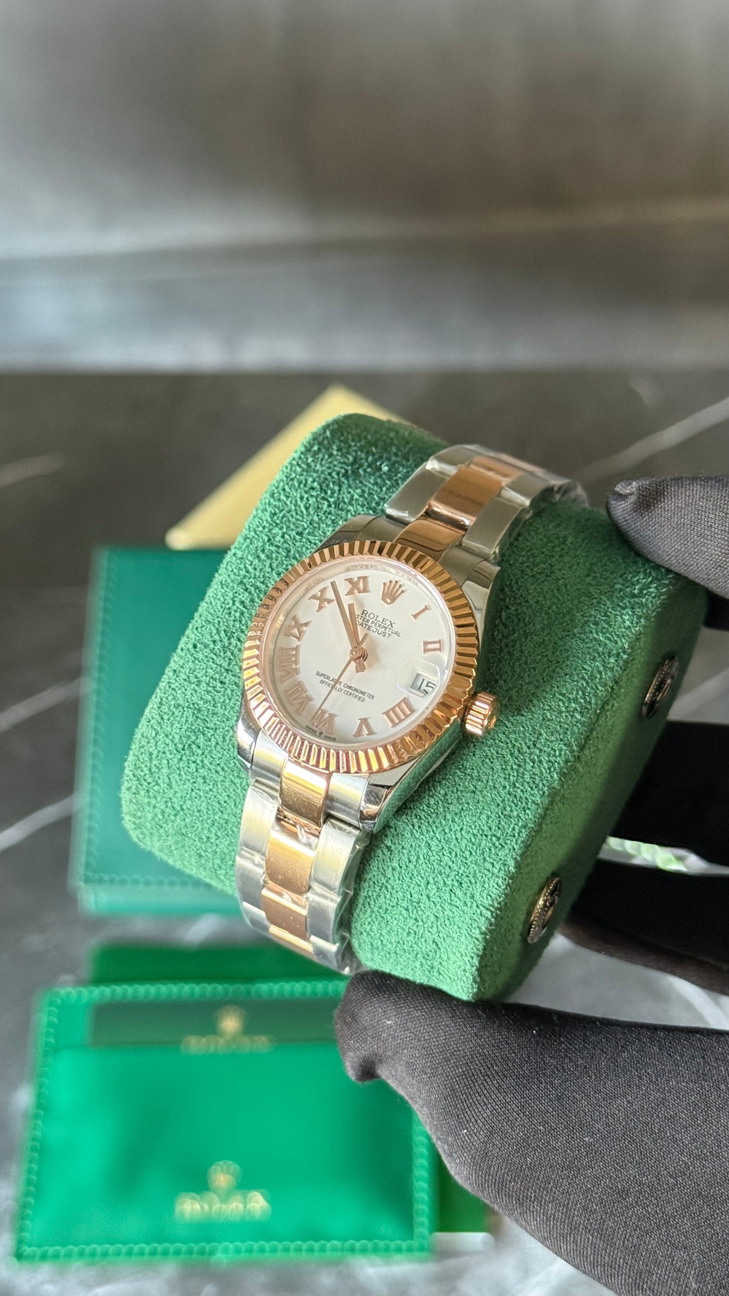 RLX DATEJUST RM (BICOLOR/ BLANCO) 31mm