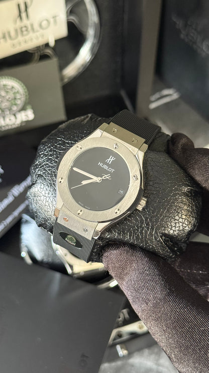HBLT CLASSIC FUSIÓN (PLATA/NEGRO) 34MM