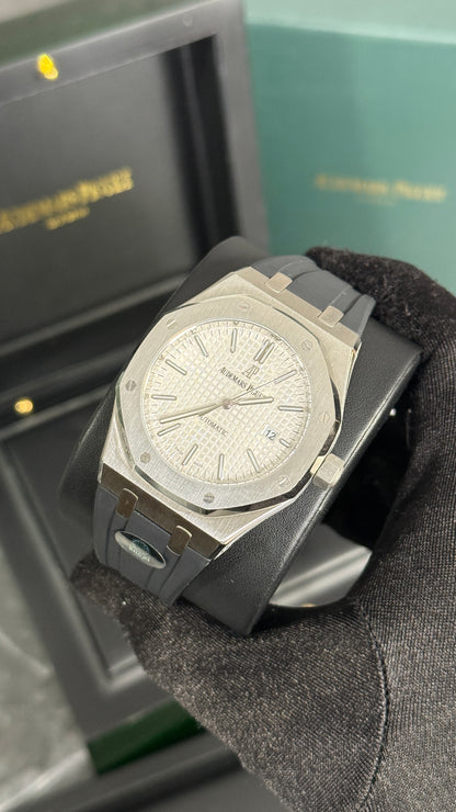 AP ROYAL OAK CAUCHO (PLATA/BLANCO)