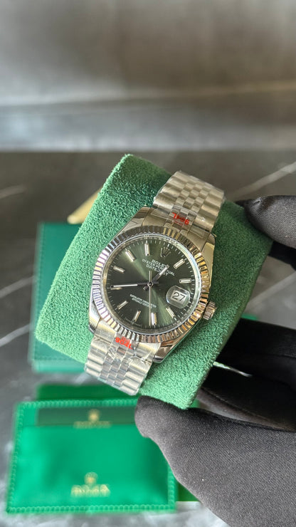 RLX DATEJUST JUBILEE (PLATA/VERDE) 36mm