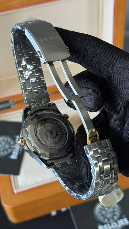 OMG SEAMASTER (PLATA/NEGRO/ORO ROSA)