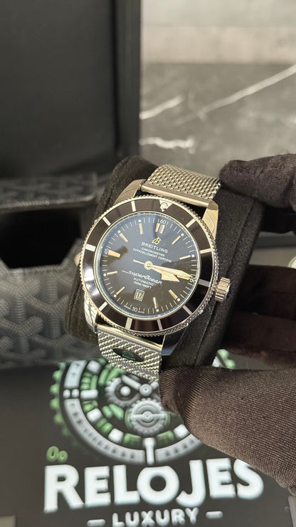 BRTLNG SUPER OCEAN NEGRO 46MM