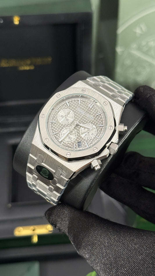 AP ROYAL OAK CRONÓGRAFO (PLATA/GRIS)