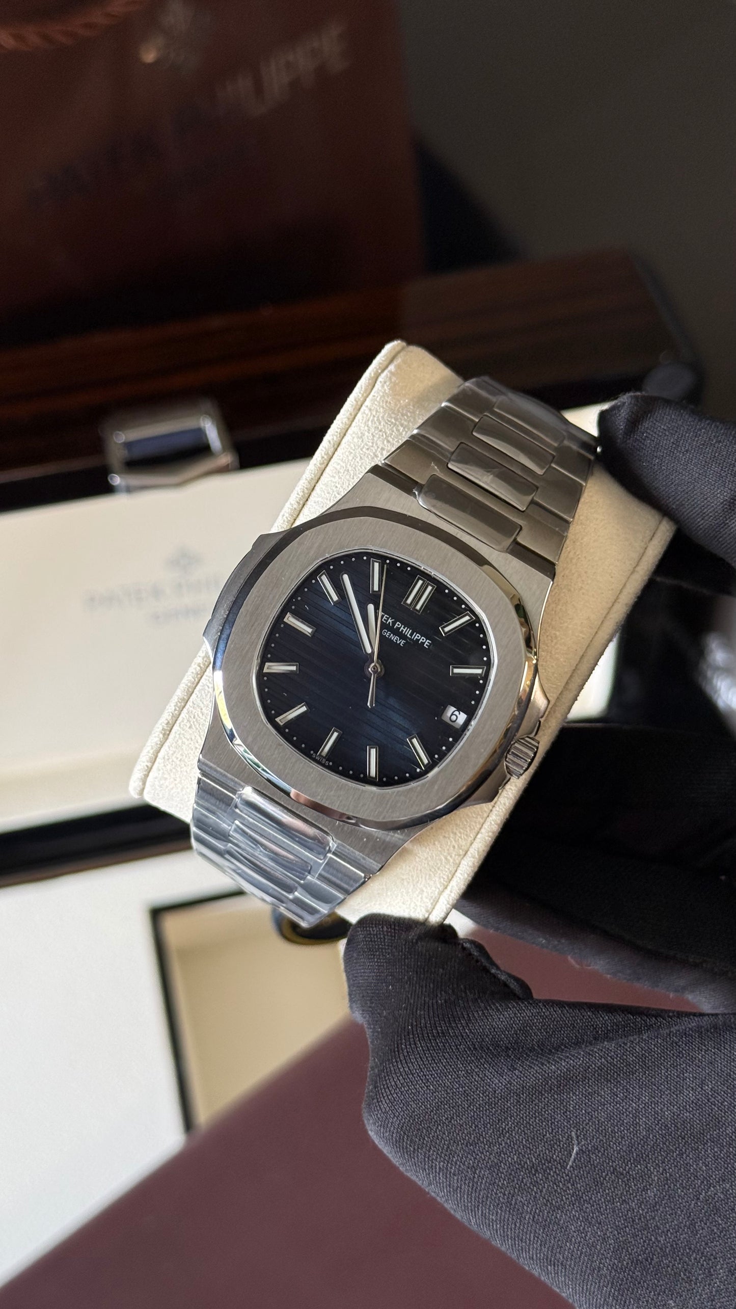 PP NAUTILUS GEN (AZUL / PLATA) (SUPERCL0N)