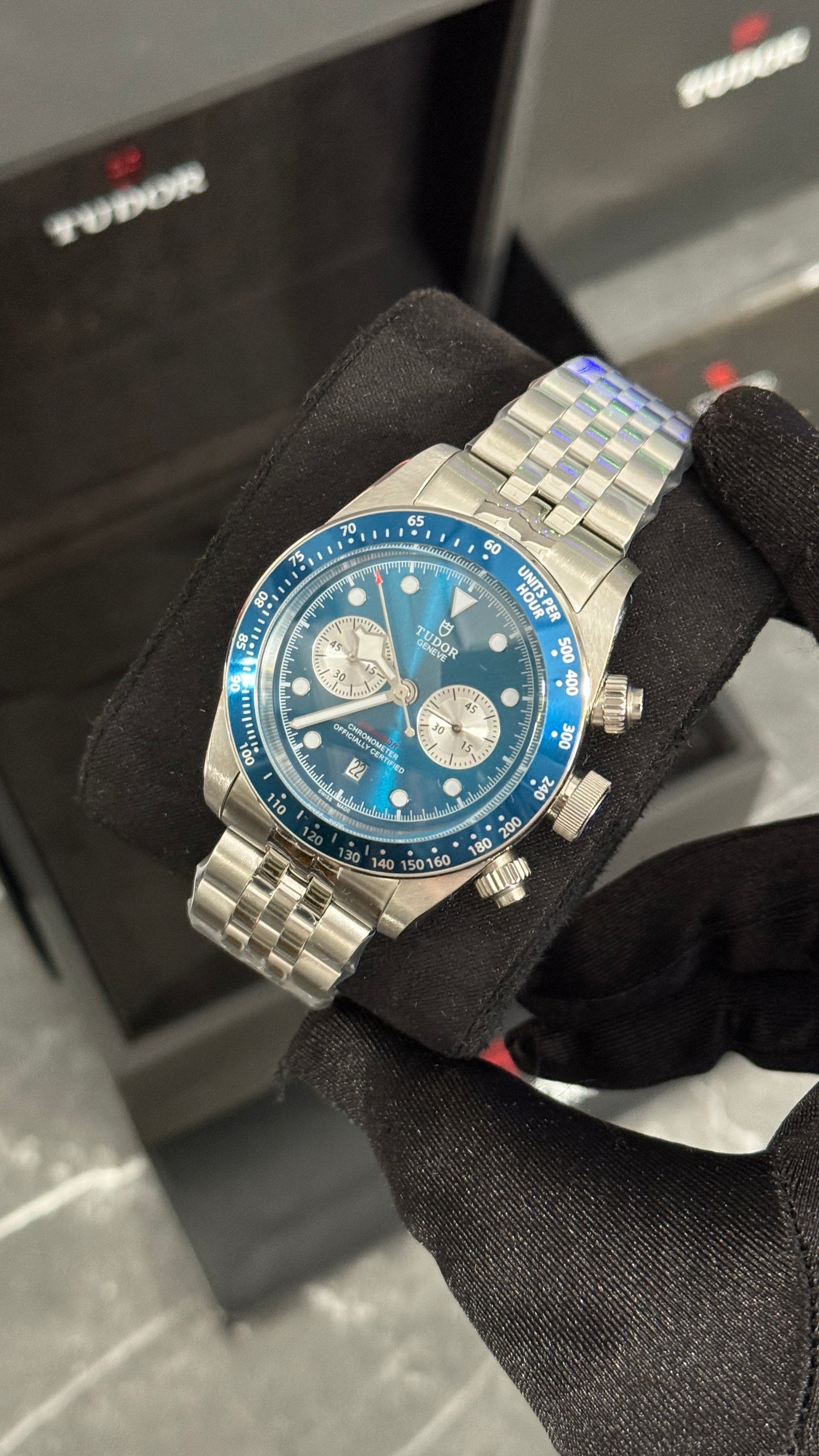 TDR BB CHRONO JUBILEE (PLATA/AZUL)