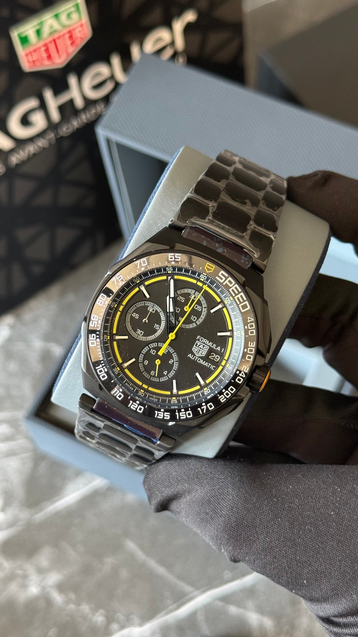 TH FORMULA 1 FULL NEGRO / AMARILLO 41mm