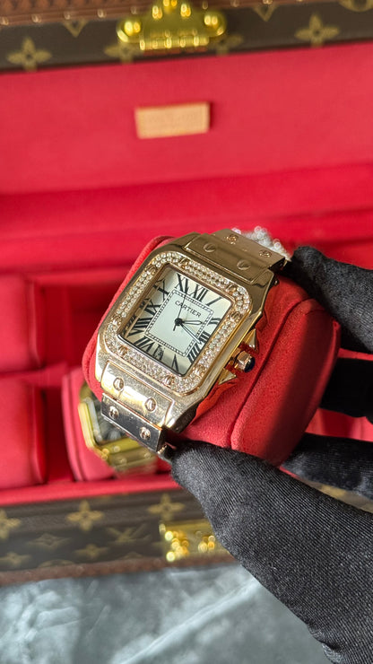 CRT DIAL ORO ROSA DIAMANTES 39mm