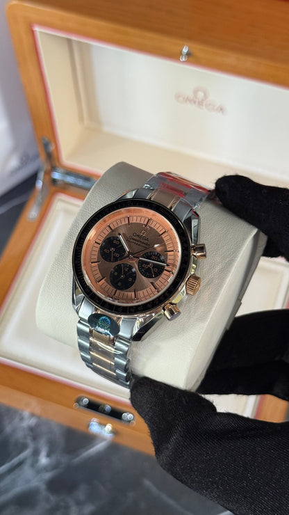 OMG SPEEDMASTER (ORO ROSA/ PLATA)