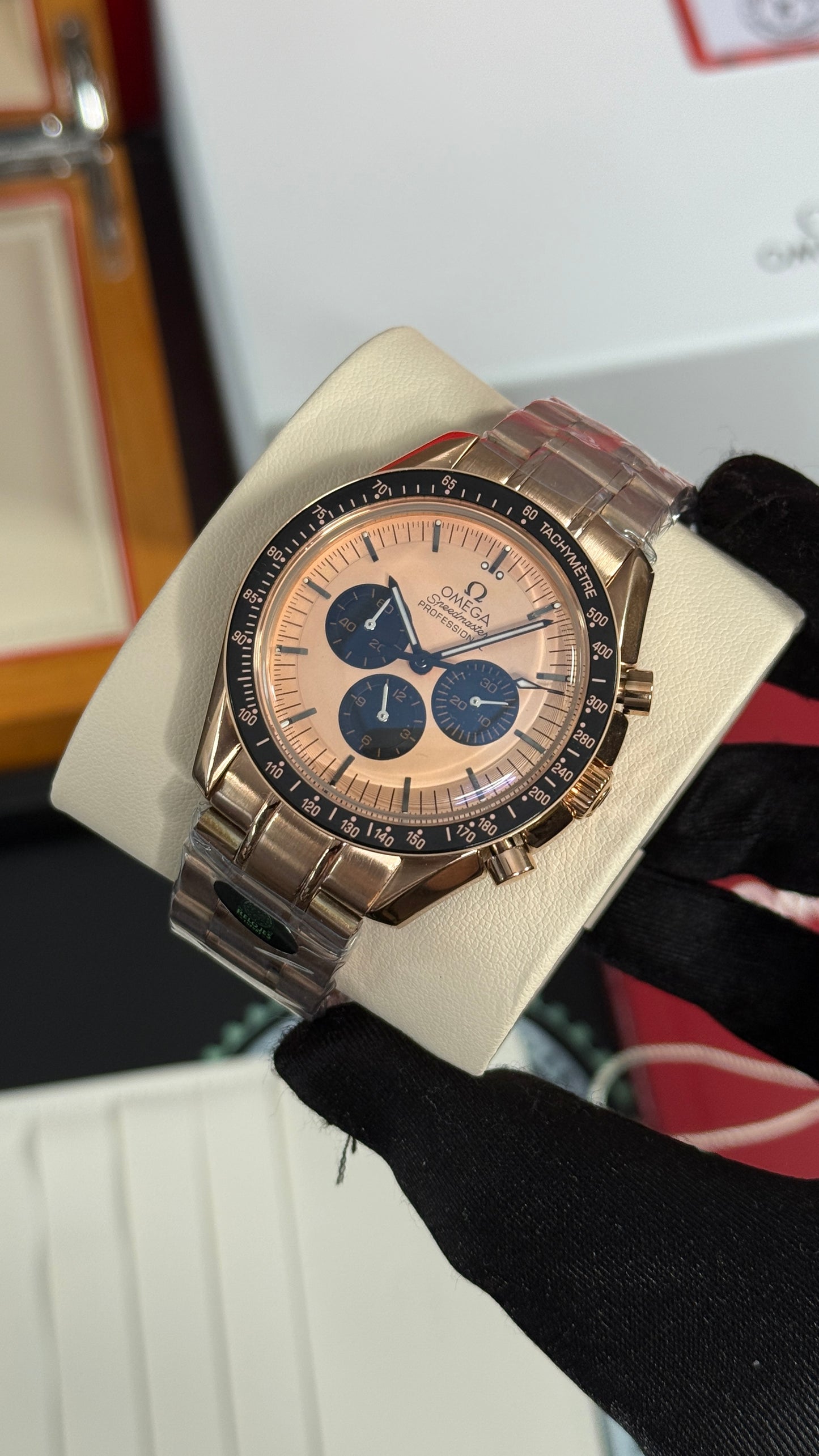 OMG SPEEDMASTER (FULL ORO ROSA) AUTOMÁTICO