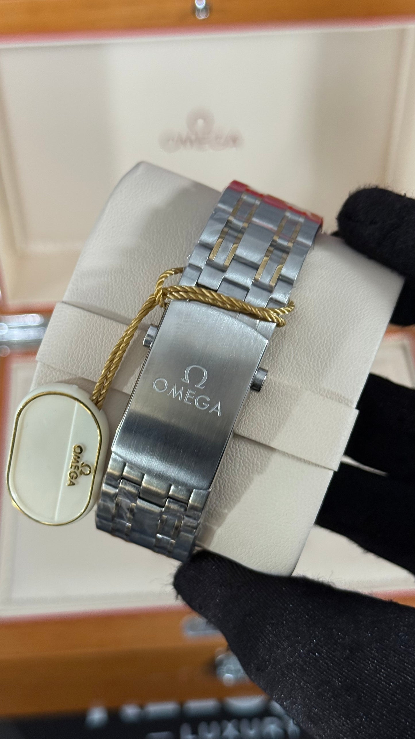 OMG SEAMASTER (PLATA/ORO/NEGRO)