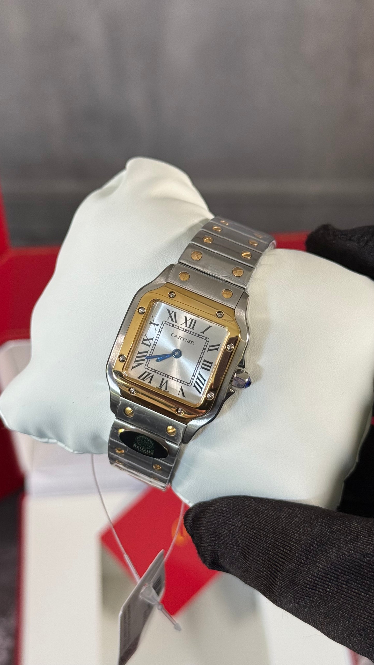 CRT SANTOS - NO DATE (BICOLOR/PLATA) 28MM