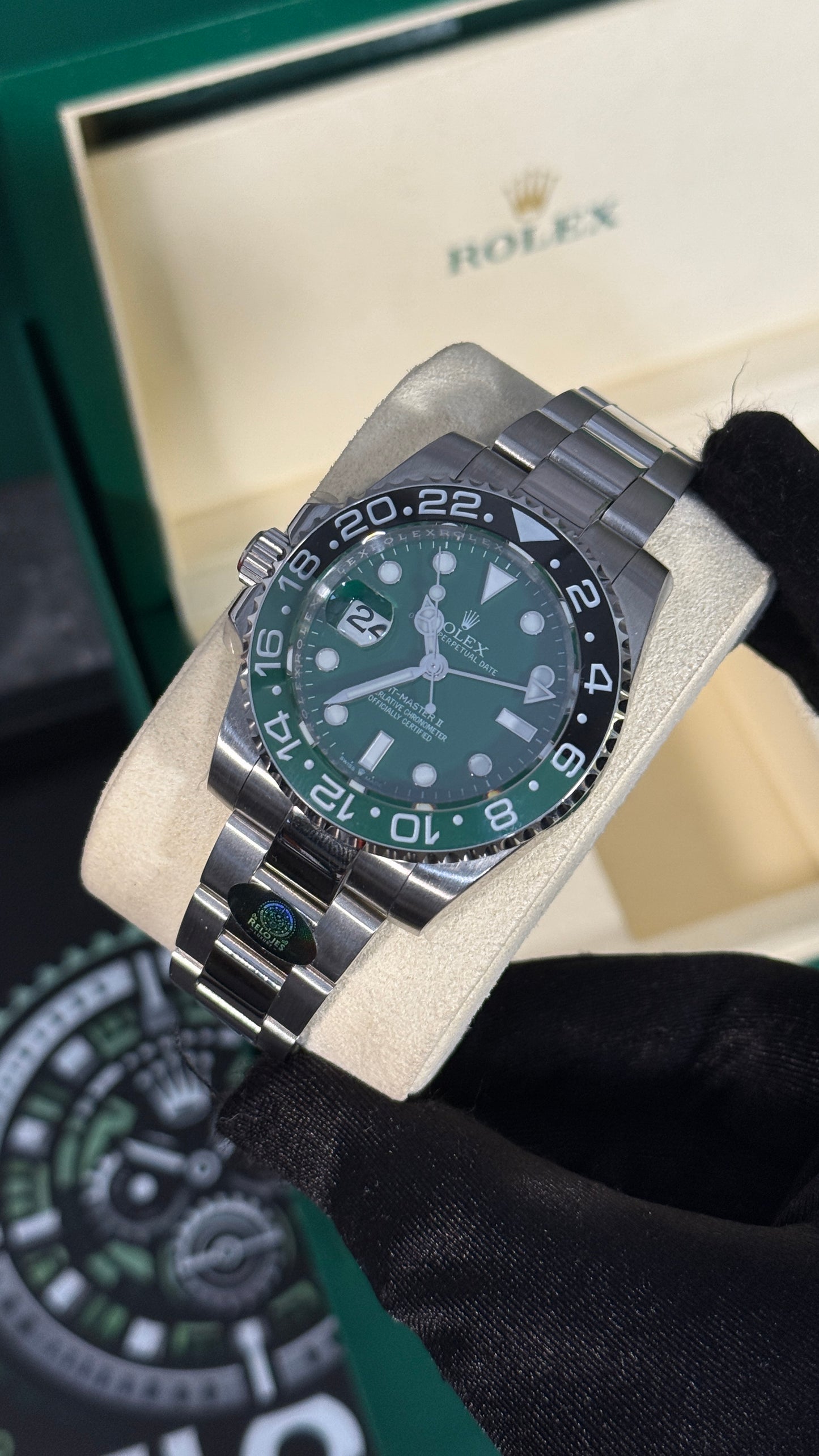 RLX GMT-MASTER II (SPRITE) ESF. VERDE