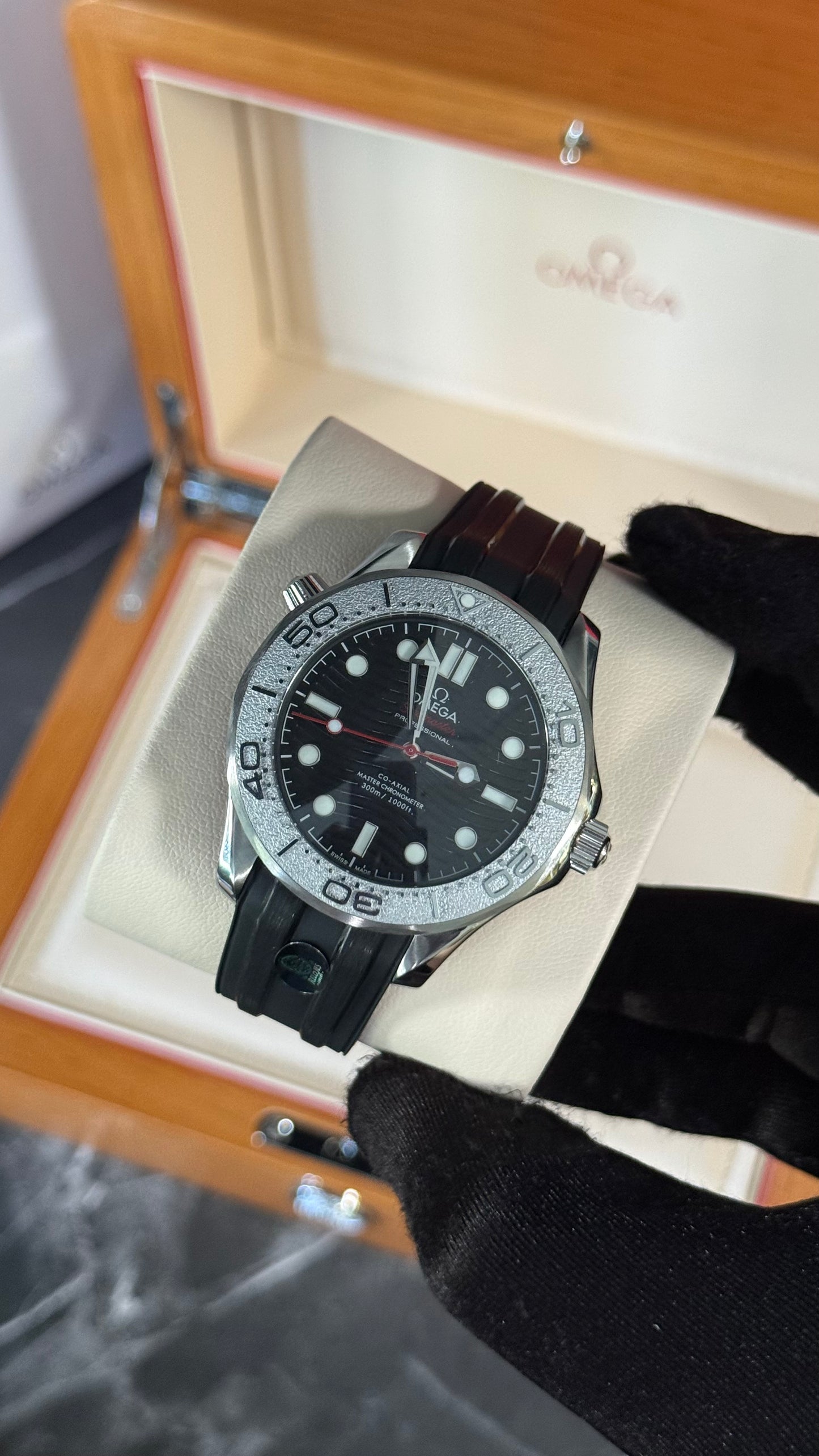 OMG SEAMASTER (NEGRO/PLATA) GOMAx2