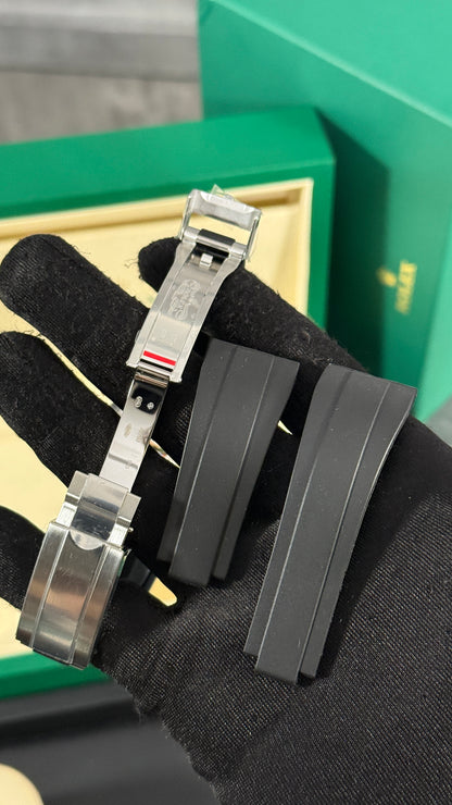 RLX YACHT-MASTER O.F. (PLATA/NEGRA) SUPERCL0N