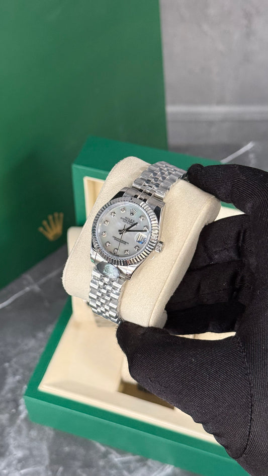 RLX DATEJUST JUBILEE MOTHER PEARL PLATA 31MM