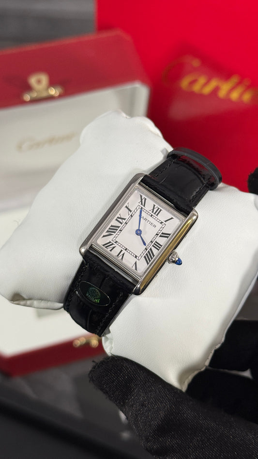 CRT TANK LOUIS (PLATA/BLANCO) 26MM