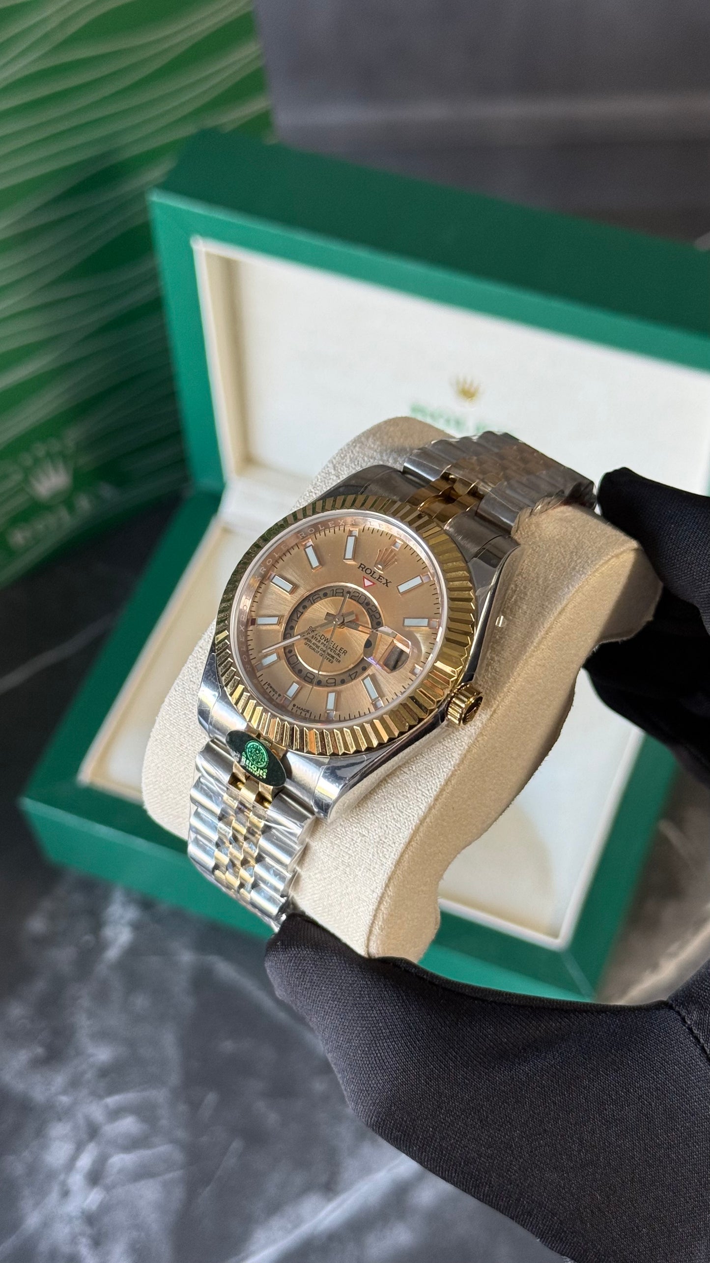 RLX SKY-DWELLER JUBILEE BICOLOR 40 mm x