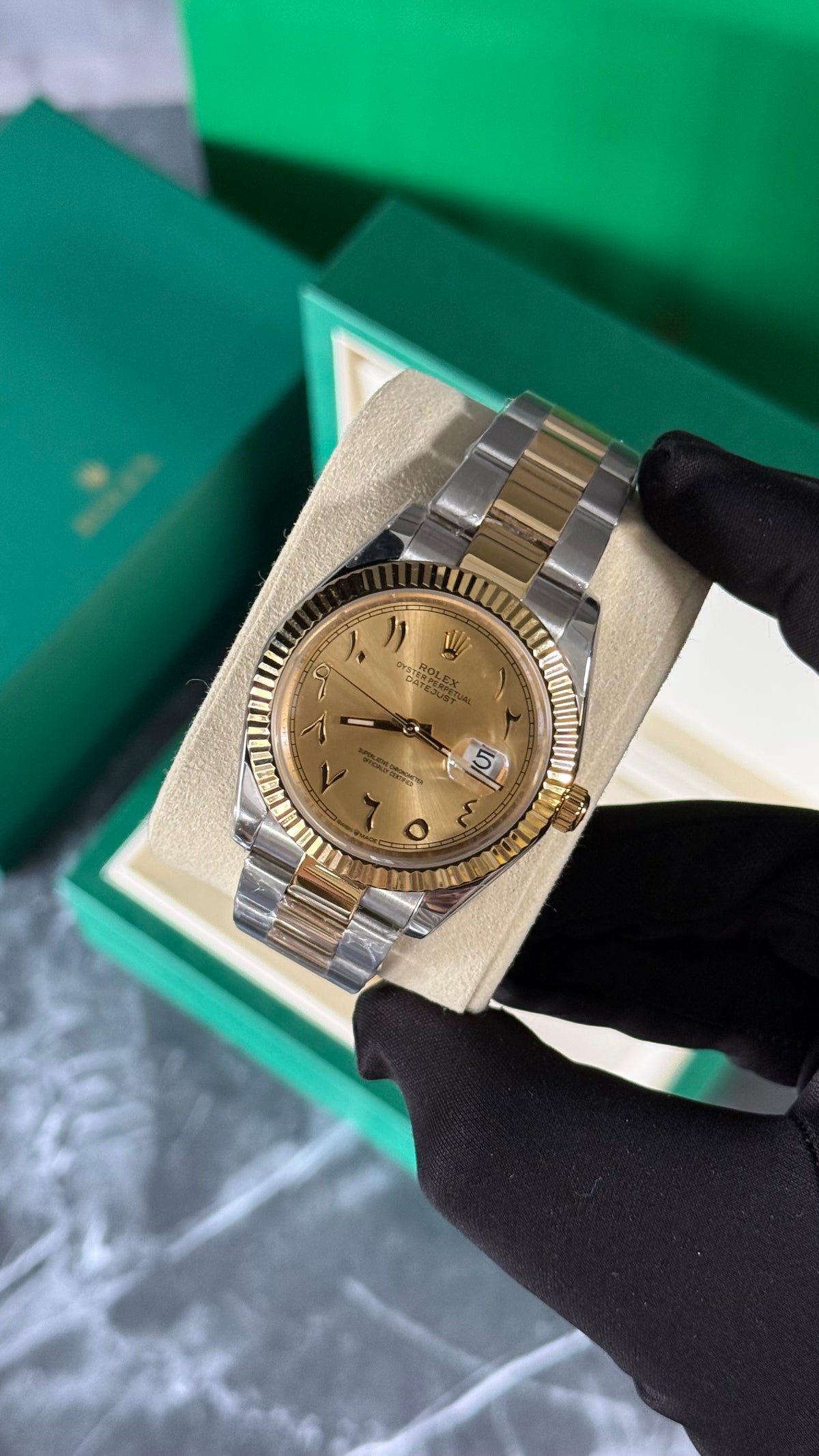 RLX DATEJUST (BICOLOR - ARABIC) M
