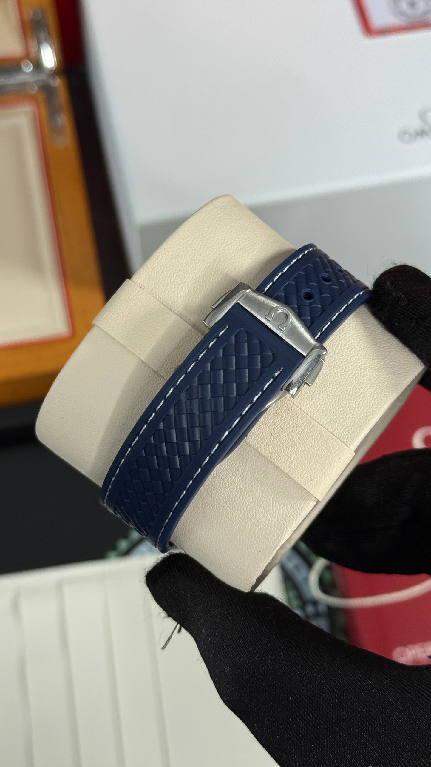 OMG SEAMASTER (PLATA/AZUL)