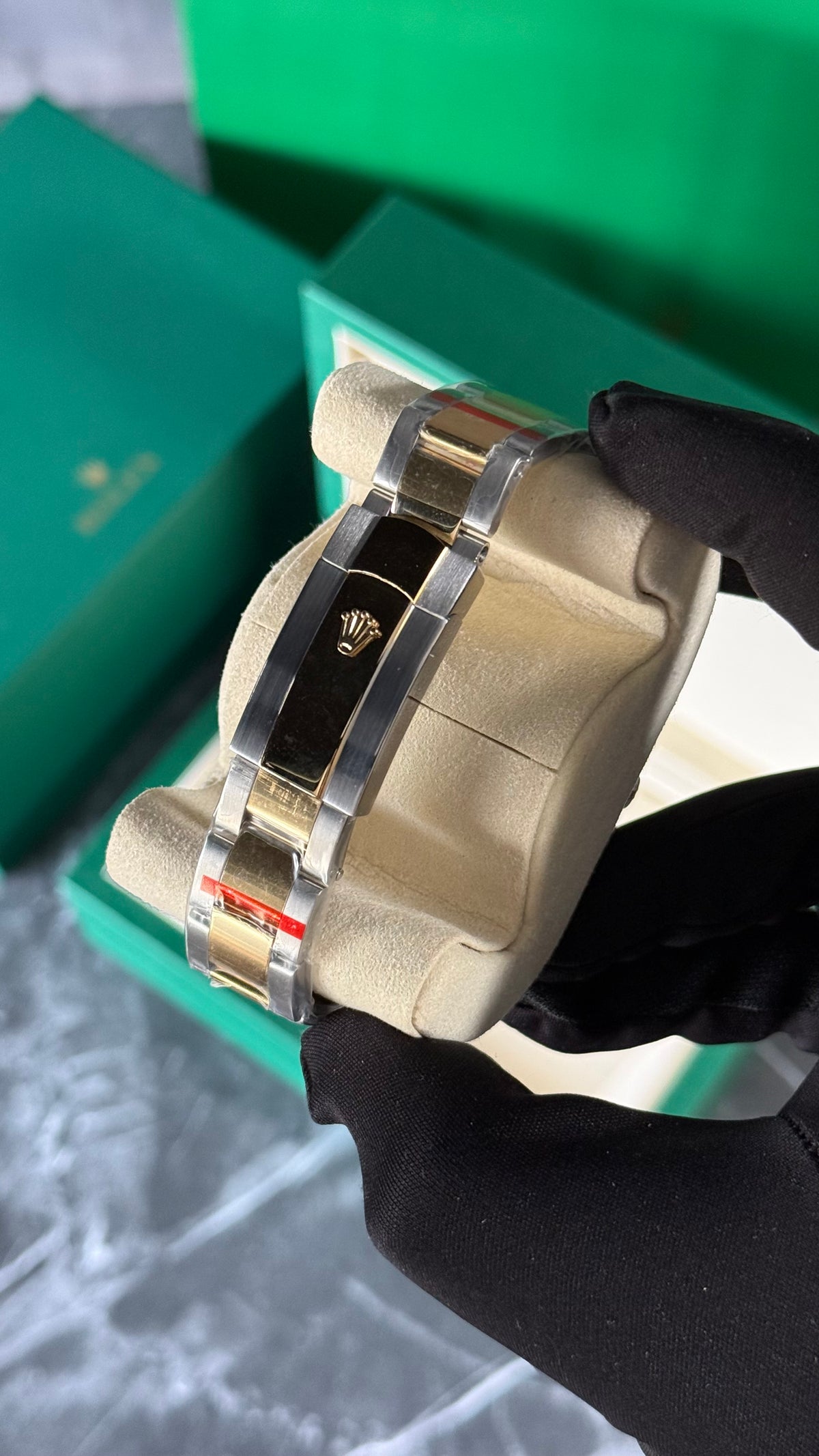 RLX DATEJUST (BICOLOR / VERDE) OY