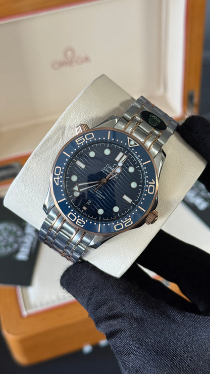 OMG SEAMASTER (PLATA/AZUL/ORO ROSA)
