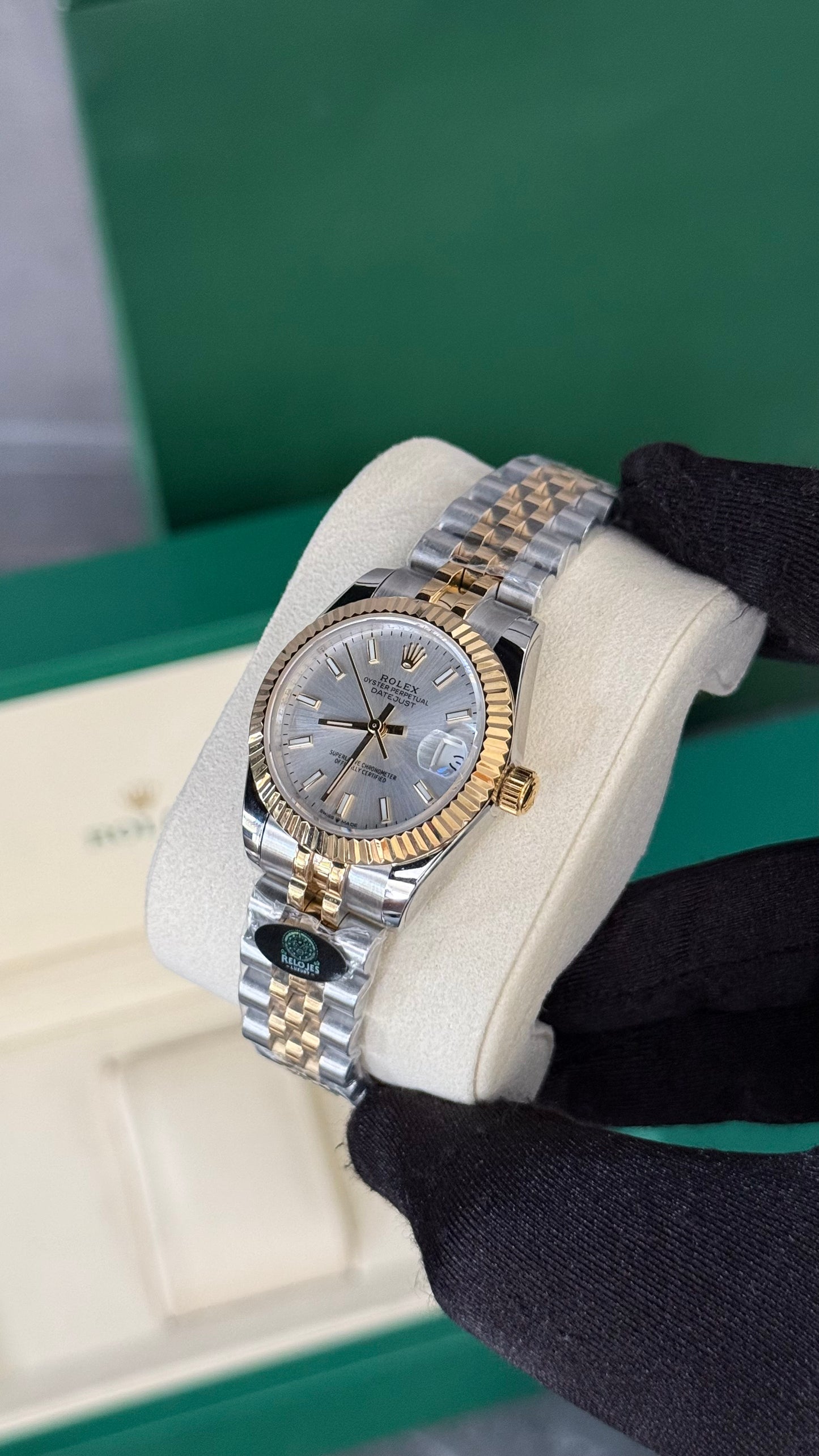 RLX DATEJUST JUBILEE (ORO/ PLATA/ GRIS) 31mm