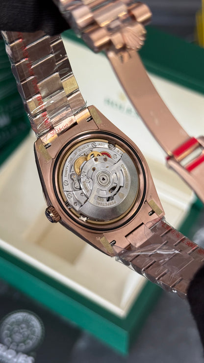RLX DAY-DATE (CHOCOLATE/ORO ROSA) SUPERCL0N