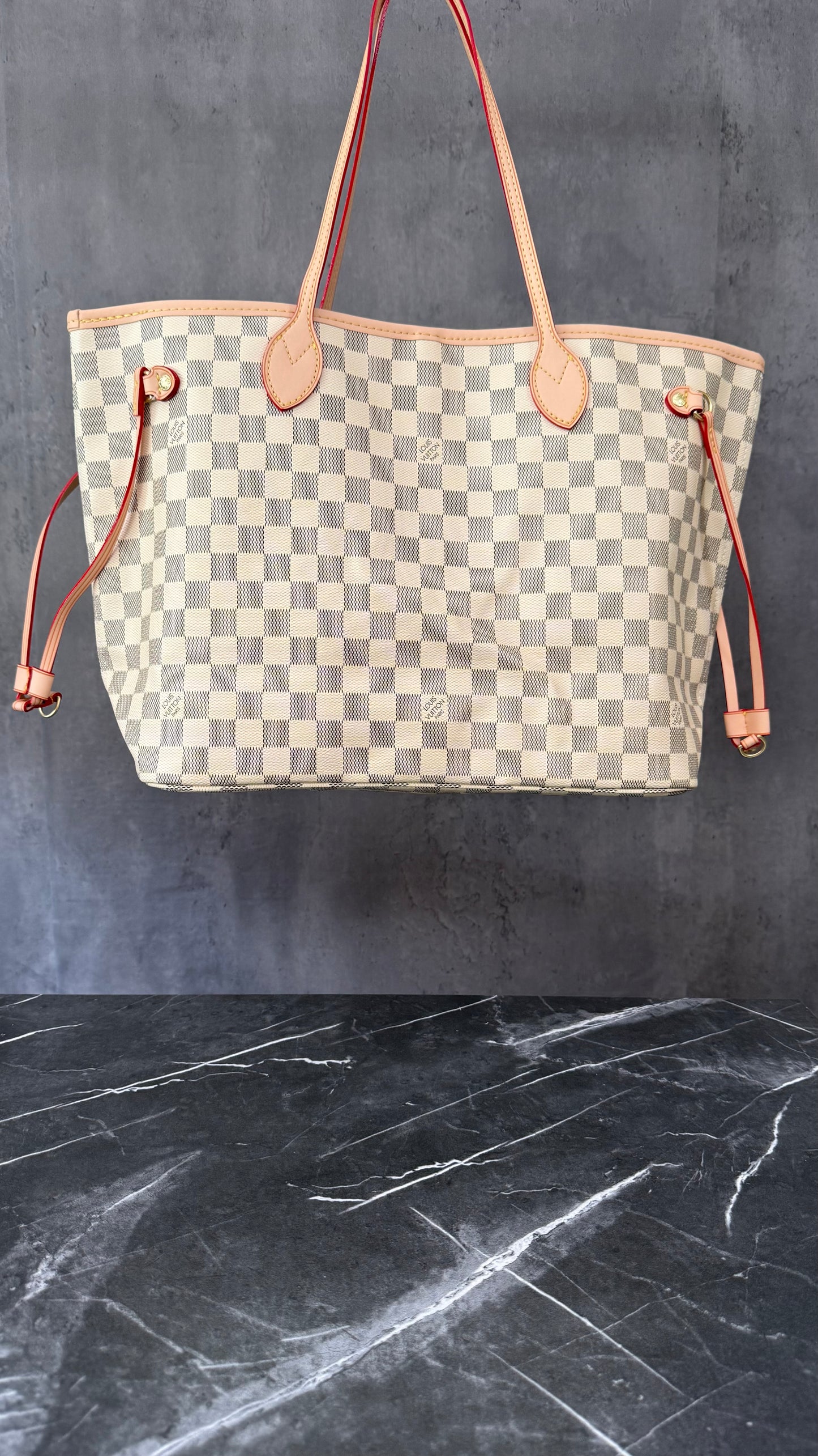LV NEVERFULL BEIGE 46cm (p)