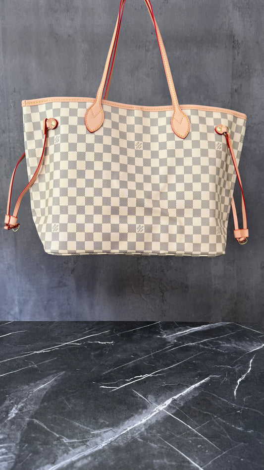 LV NEVERFULL BEIGE 46cm (p)