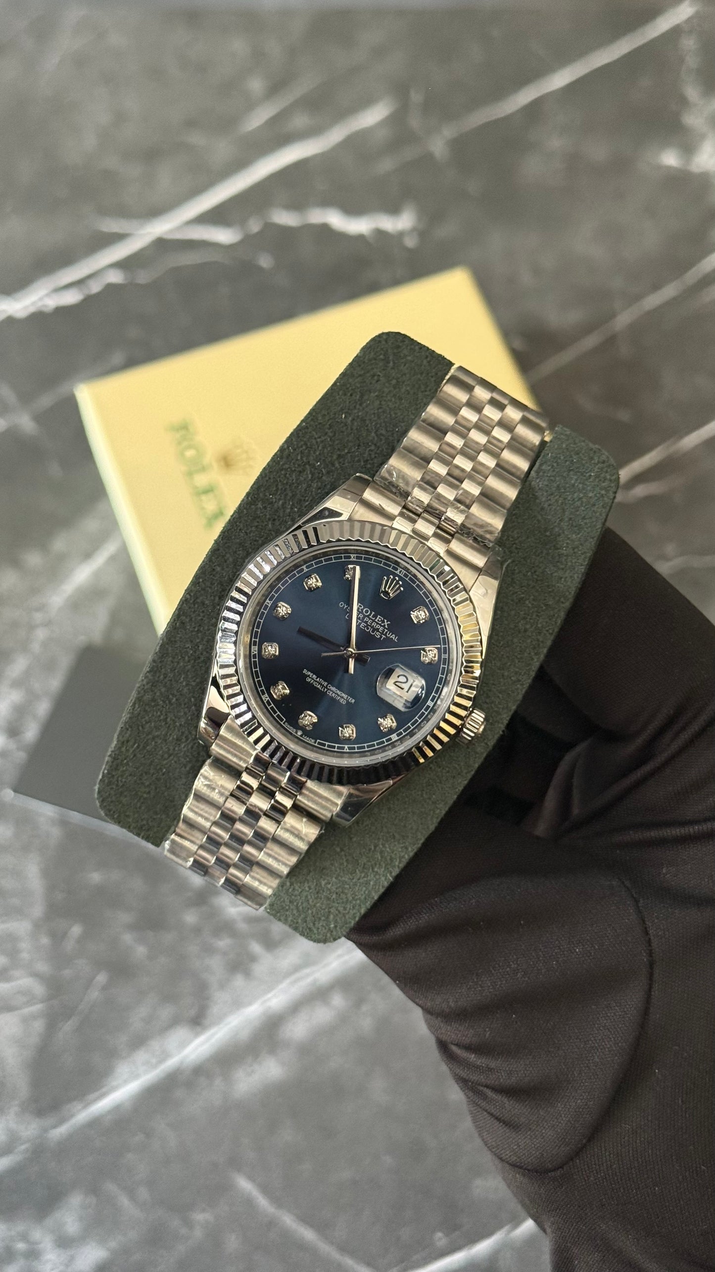 RLX DATEJUST VS (AZUL/ PLATA) JUBILEE 41mm