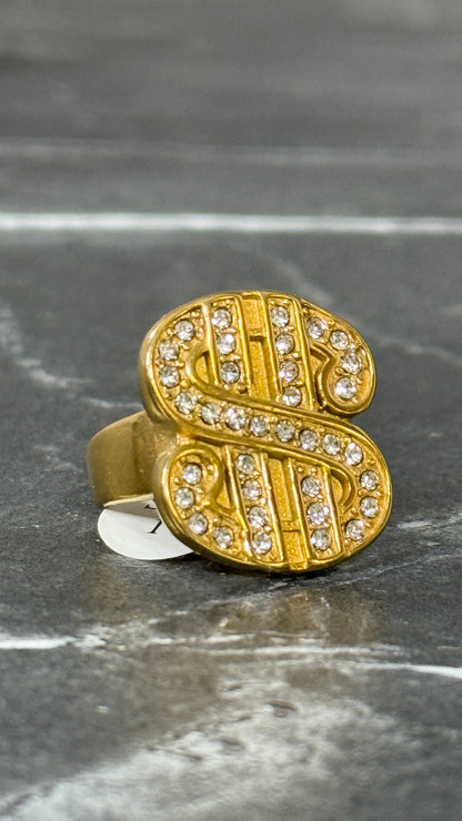 Anillo dólar diamantes