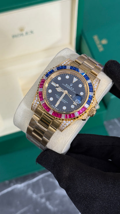 RLX GMT-MASTER II ORO DIAMANTES