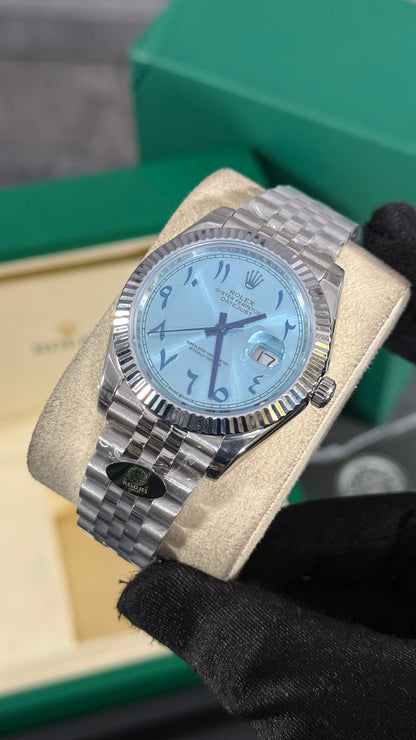 RLX DATEJUST JUBILEE (PLATA/AZUL-ARABIC) 2025
