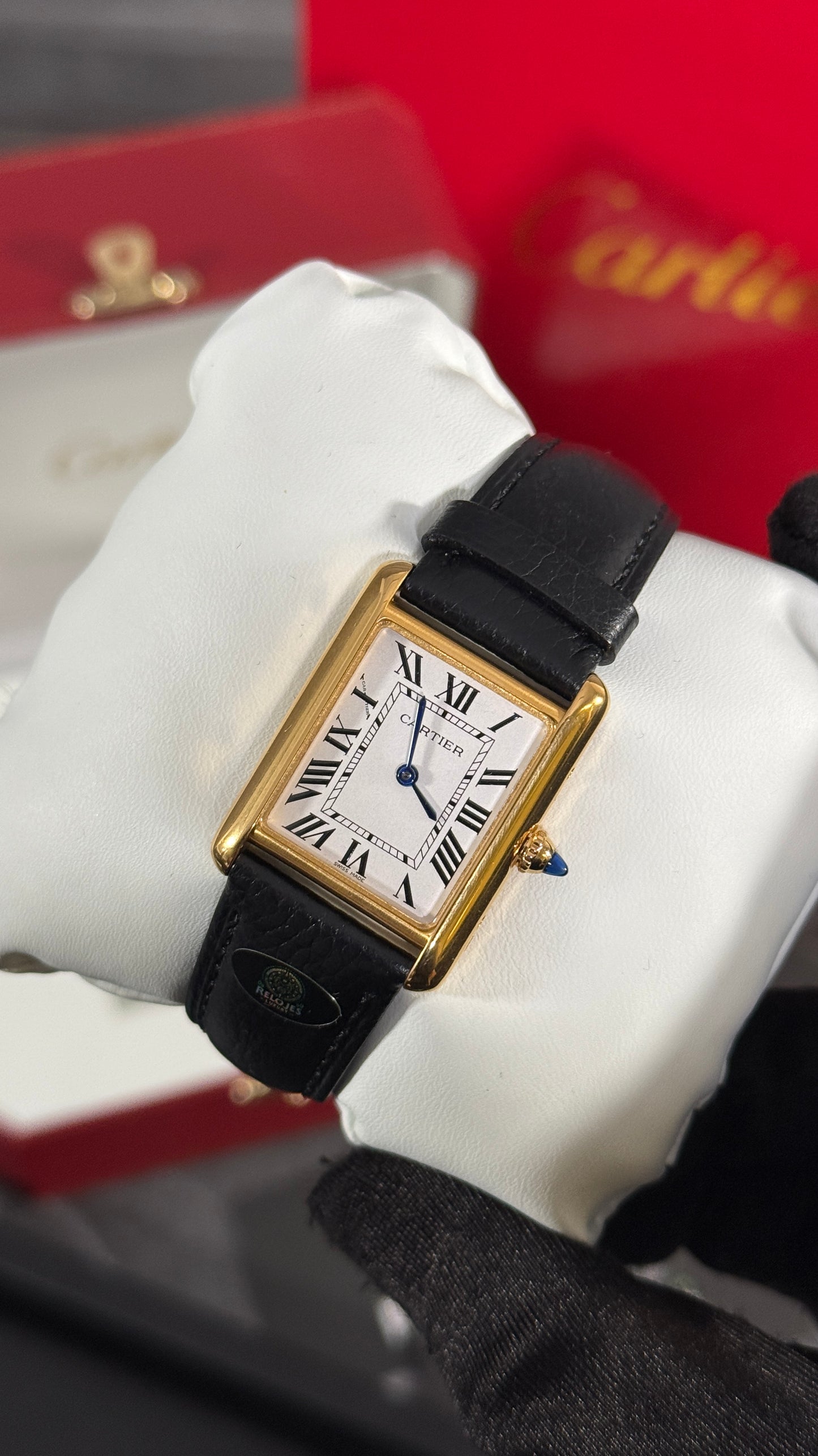 CRT TANK LOUIS (ORO/BLANCO/NEGRO) 26MM