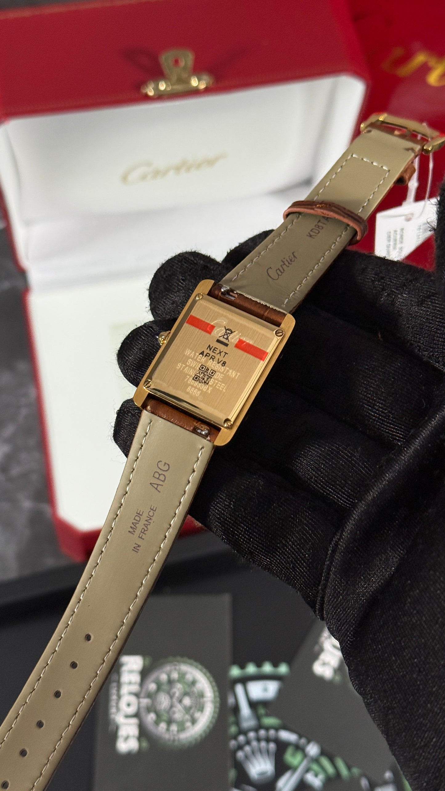 CRT TANK LOUIS (ORO/MARRÓN) 26MM