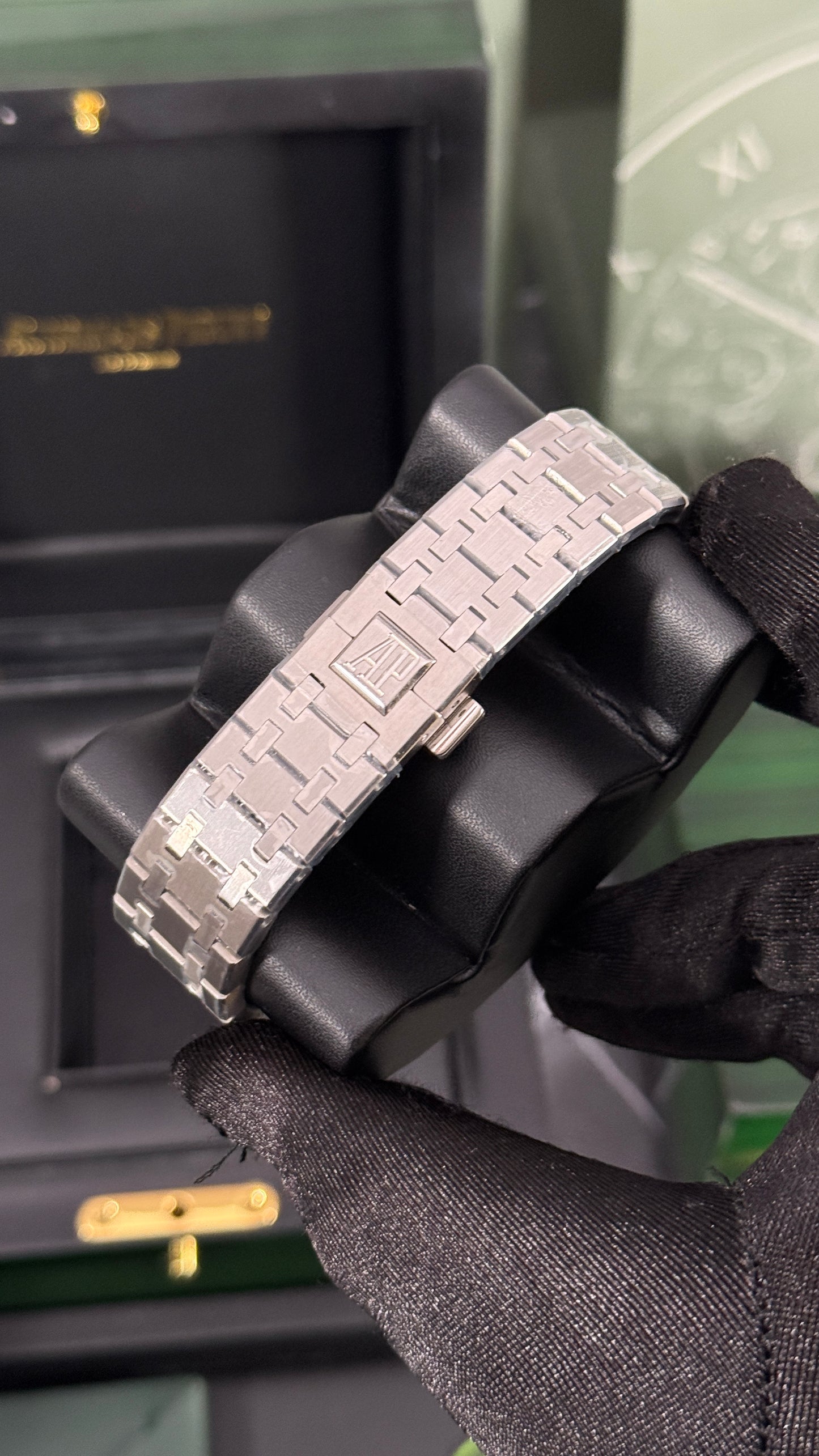 AP ROYAL OAK CALENDARIO (PLATA/AZUL)