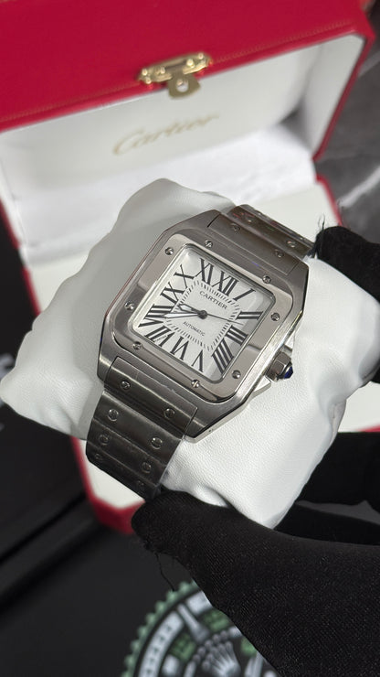 CRT SANTOS (PLATA/BLANCO) 42MM