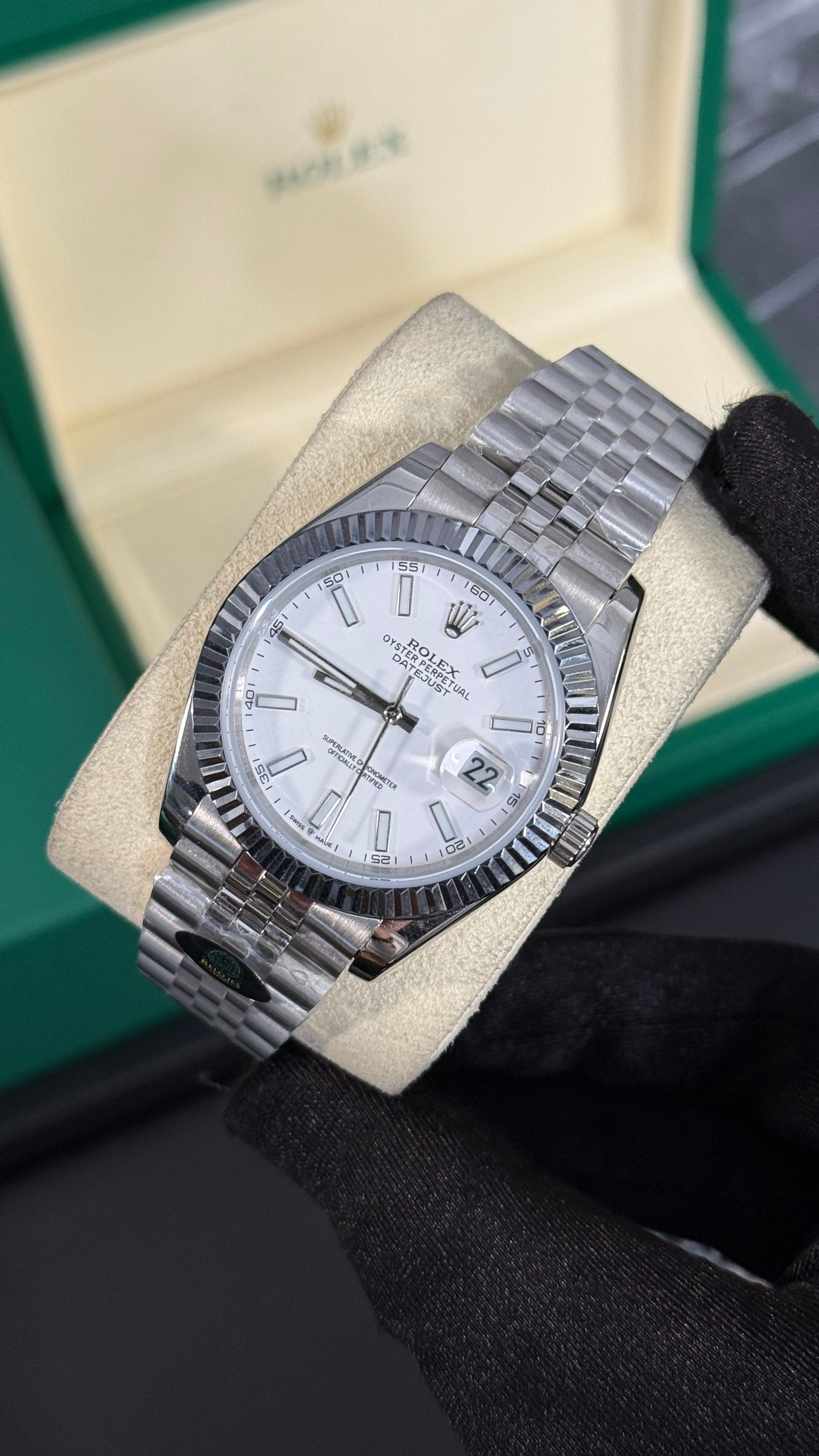 RLX DATEJUST JUBILEE (PLATA/BLANCO) 2024