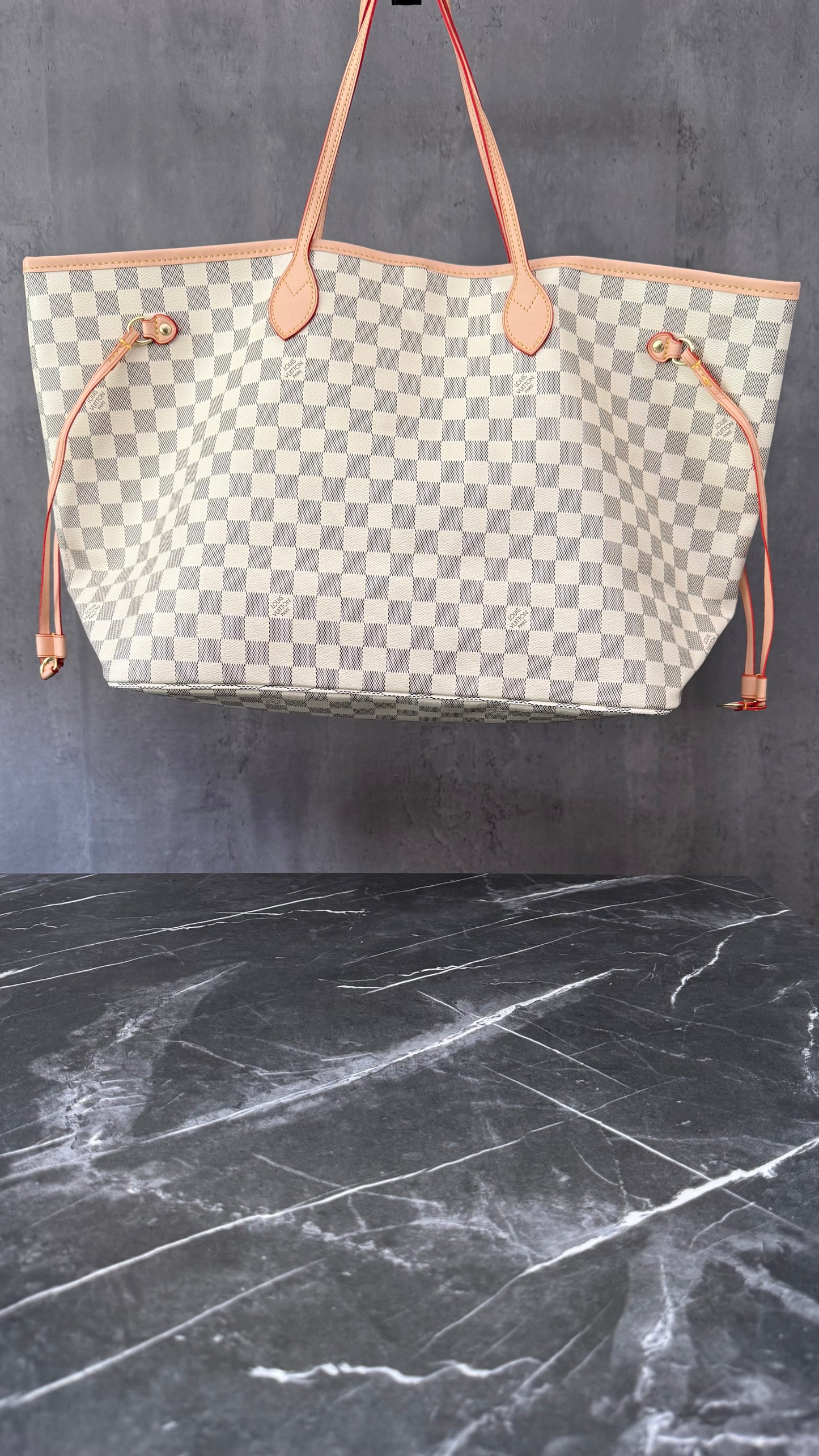 LV NEVERFULL BEIGE 55cm (g)