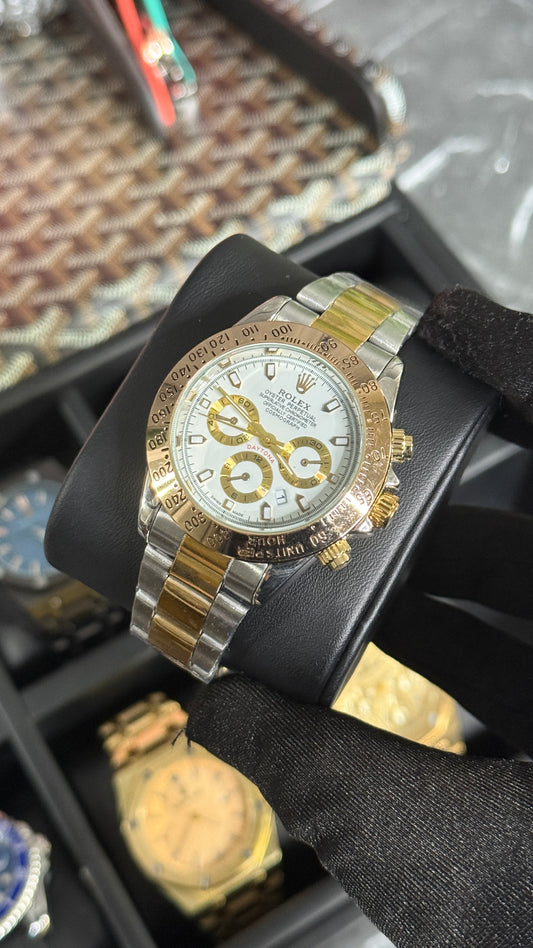 RLX DAYTONA BICOLOR ESFERA BLANCA