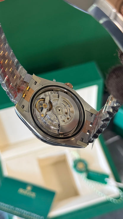 RLX DATEJUST BICOLOR (ORO ROSA / PLATA) CHOCOLATE (SUPERCL0N)