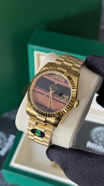 RLX DAY-DATE CAOBA